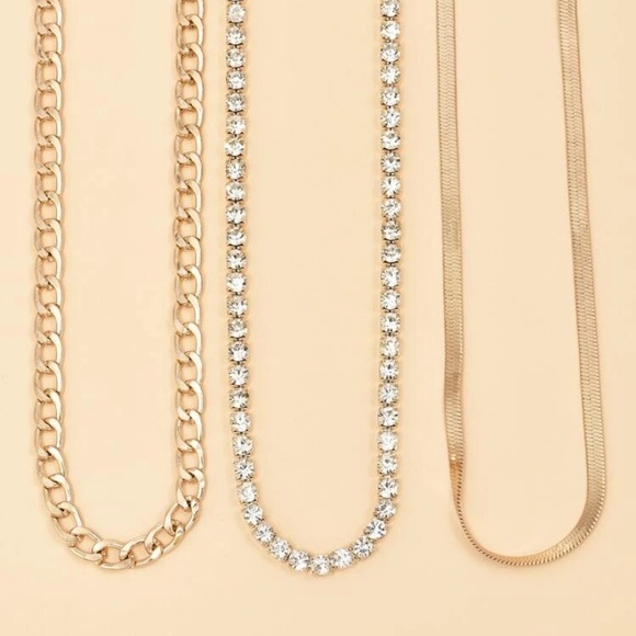 💥Sale💥4 for 20 3pc Layered Necklace - Picture 3 of 5